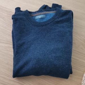 Man blue sweater